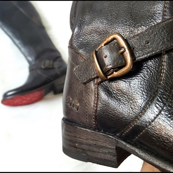 Bed Stu Glaye Graphito Rustic Ridding Boot - Picture 5 of 7